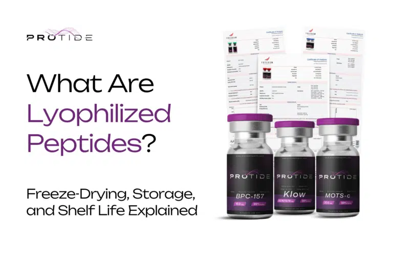 What Are Lyophilized Peptides? Freeze-Drying, Storage, and Shelf Life Explained