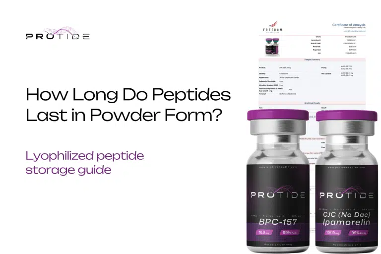 How Long Do Peptides Last in Powder Form?